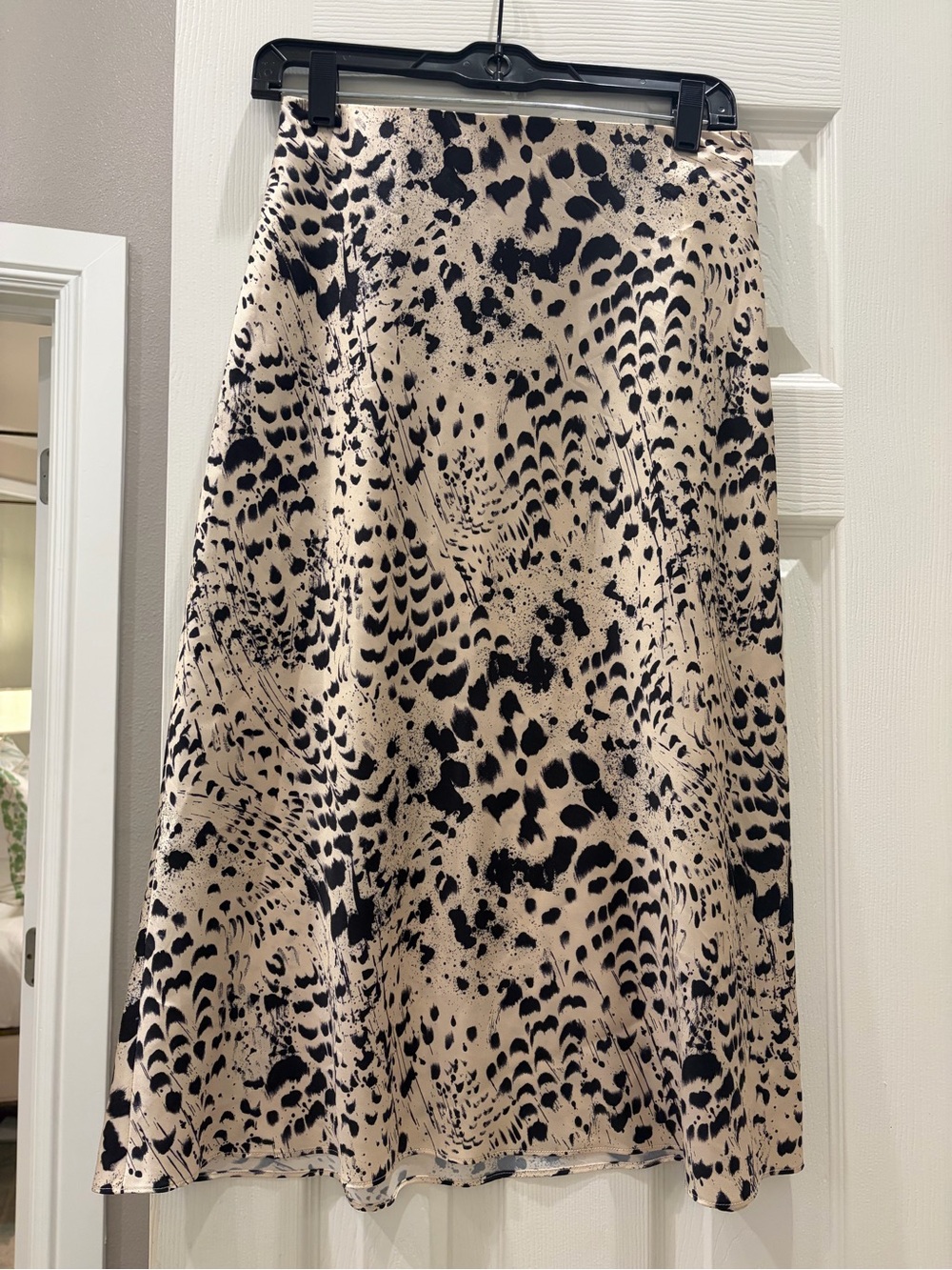 Aritzia Babaton Animal Print Slip Skirt